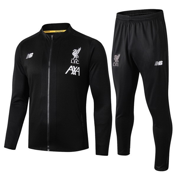 Chandal Del Niños Liverpool 2019-2020 Negro Blanco Amarillo